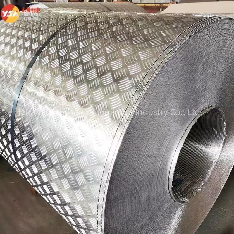 5052 H32 Plaque à damier en aluminium antidérapante-