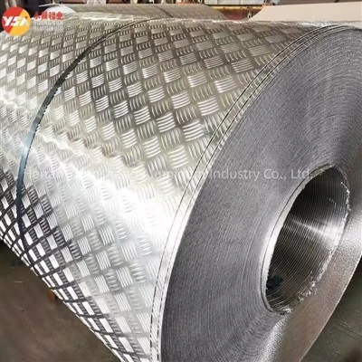 5052 H32 Plaque à damier en aluminium antidérapante-